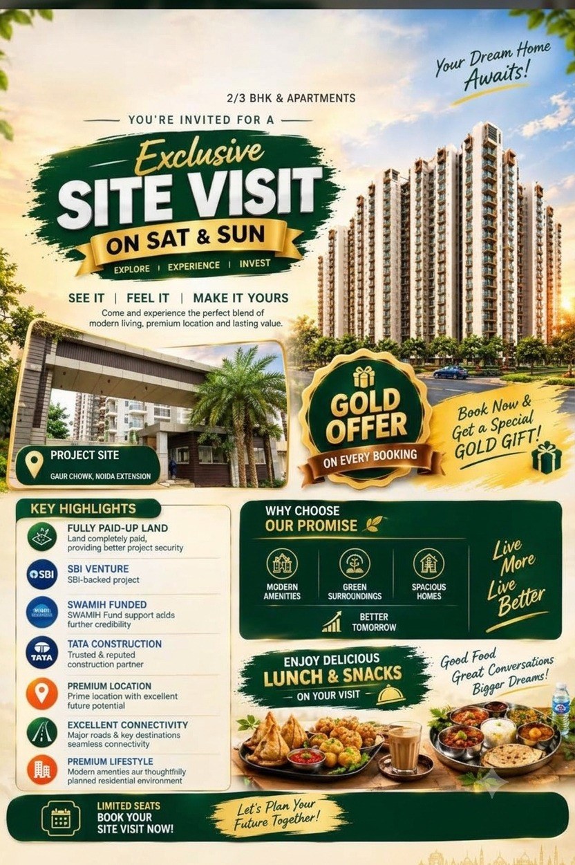 Ready To Move flats at Techzone 4, Noida Extension